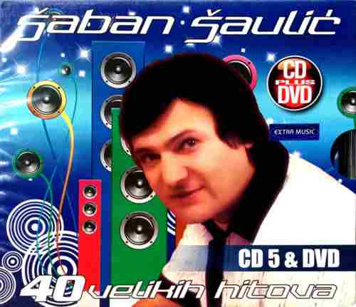 CD+DVD SABAN SAULIC 40 VELIKIH HITOVA 3 kompilacija 2015 folk saban saulic