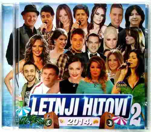 CD LETNJI HITOVI 2  COMPILATION 2014 GRAND PRODUCTION SERBIEN BOSNIEN KROATIEN