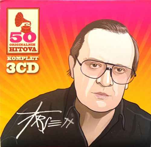 3CD ARSEN DEDIC 50 ORIGINALNIH HITOVA digipak gold audio video dedic srbija yu