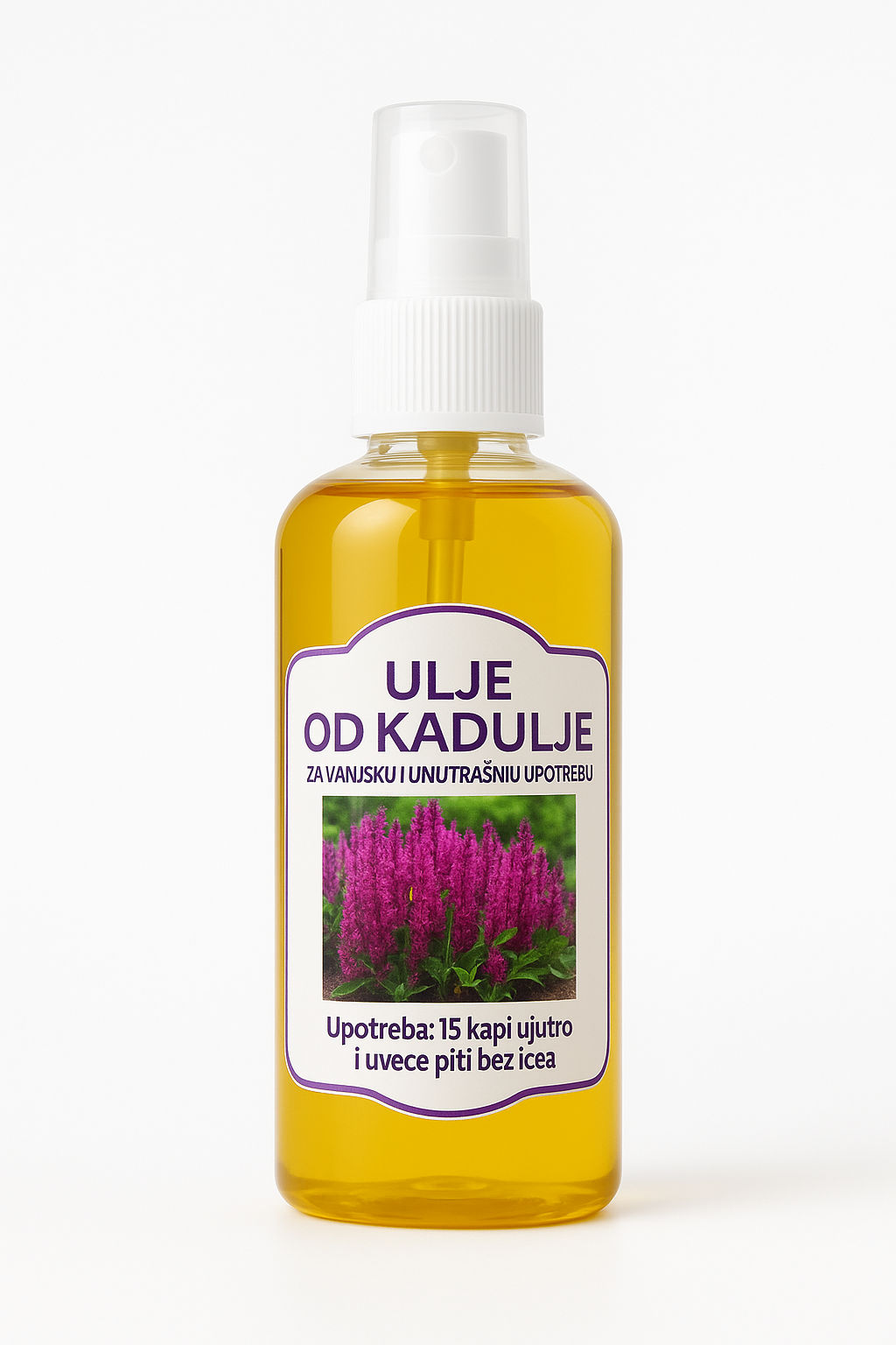 Ulje od kadulje 50ml – prirodni eliksir za zdravlje i vitalnost 100% Prirodno