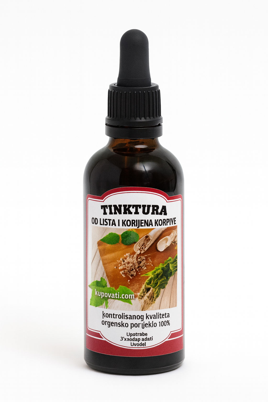 Tinktura od lista i korijena koprive 50ml – prirodni eliksir za krv, srce i imunitet 100% Prirodno