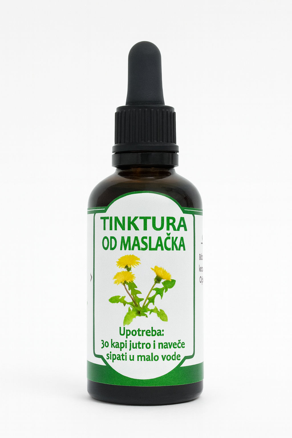 Tinktura od maslačka 50ml – prirodni eliksir za detoksikaciju i zdravlje 100% Prirodno
