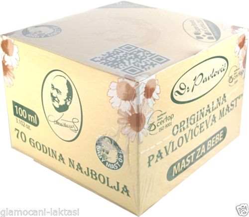 Original Pavlovic BABY CARE OINTMENT ORIGINALNA PAVLOVICEVA MAST ZA BEBE KREMA